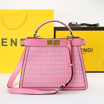 Fendi Peekaboo Pink Size 33 x 12 x 24 cm