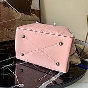 LV Muria Mahina Leather Pink/White M55800 Size 25x25x20 cm - 6