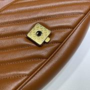 Gucci Shoulder GG Marmont Mini Brown 446744 23 x 13 x 6 cm - 3