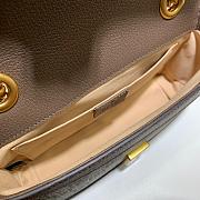 Gucci Marmont Shoulder Bag Brown 446744 Size 23 x 14 x 6 cm - 6