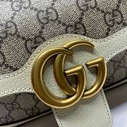 Gucci Marmont Shoulder Bag Brown White 446744 Size 23 x 14 x 6 cm - 5