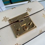 GUCCI Padlock Bee Star Small Shoulder Bag Beige 432182 Size 20 x 12.5 x 8 cm - 6