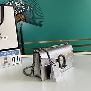 Gucci Dionysus Silver Bag 499623 Size 25 x 13.5 x 7 cm - 2