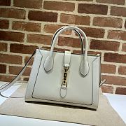 GG Jackie 1961 Medium Tote Bag White 649016 Size 30 x 24 x 12 cm - 1