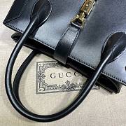 GG Jackie 1961 Medium Tote Bag Black 649016 Size 30 x 24 x 12 cm - 3