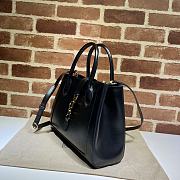 GG Jackie 1961 Medium Tote Bag Black 649016 Size 30 x 24 x 12 cm - 6