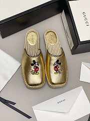 Gucci Slippers Mickey Gold - 1