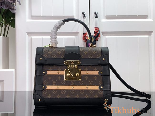 LV Trianon PM Monogram Canvas Handbags M45908 Size 21 x 18 x 11 cm - 1