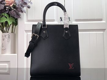 LV Sac plat BB Epi Leather Black M58660 Size 25 x 18 x 10 cm