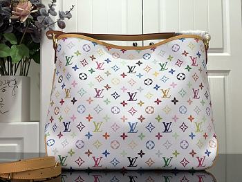 LV Graceful Shopping Bag White Color M40353 Size 52 × 30 × 20 cm