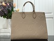 Louis Vuitton Onthego GM Elephant Gray M44925 Size 41 x 34 x 19 cm - 1