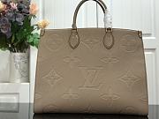 Louis Vuitton Onthego GM Elephant Gray M44925 Size 41 x 34 x 19 cm - 2