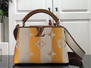  Louis Vuitton Capucines BB Orange Brown Gold Buckle M57651 Size 31.5 x 11 x 20 cm - 1