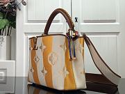 Louis Vuitton Capucines BB Orange Brown Gold Buckle M57651 Size 27 x 18 x 9 cm  - 6