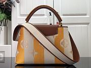 Louis Vuitton Capucines BB Orange Brown Gold Buckle M57651 Size 27 x 18 x 9 cm  - 5