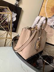 LV Petit Palais Monogram Khaki Silk Screen M58916 Size 29 x 18 x 12.5 cm - 6