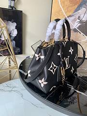 LV Petit Palais Monogram Black Silk Screen M58916 Size 29 x 18 x 12.5 cm - 6