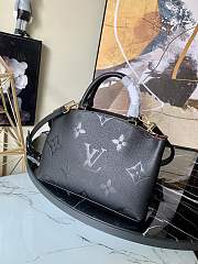 LV Petit Palais Monogram Full Black Silk Screen M58916 Size 29 x 18 x 12.5 cm - 2