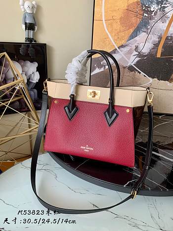 Louis Vuitton On My Side Tote Bag M53823 Size 30.5 x 24.5 x 14 cm