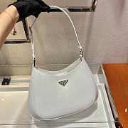 Prada Cleo Shoulder Bag White 1BC156 Size 30 x 18.5 x 4 cm - 4