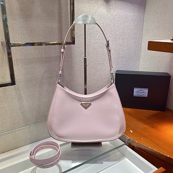 Prada Cleo Shoulder Bag Pink 1BC156 Size 30 x 18.5 x 4 cm