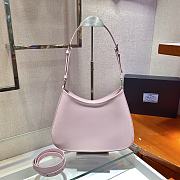 Prada Cleo Shoulder Bag Pink 1BC156 Size 30 x 18.5 x 4 cm - 3