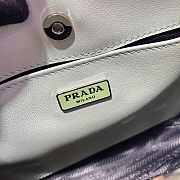 Prada Cleo Shoulder Bag White 1BC156 Size 27 x 4 x 15.5 cm - 5