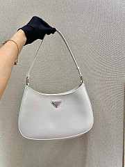 Prada Cleo Shoulder Bag White 1BC156 Size 27 x 4 x 15.5 cm - 6