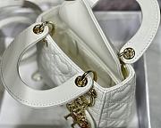 Dior Lady Mini White M6009 Size 12 x 10 x 5 cm - 6