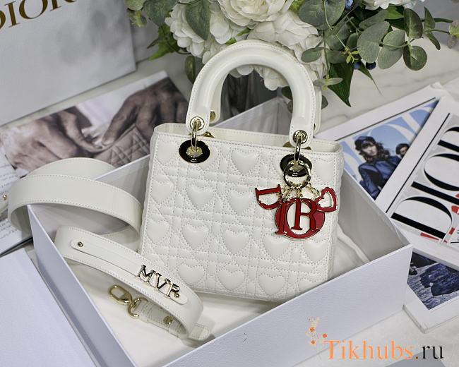 Dior Lady White M6010 Size 20 x 16.5 x 8 cm - 1