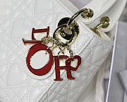 Dior Lady White M6010 Size 17 x 15 x 5 cm - 4