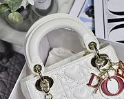 Dior Lady White M6010 Size 17 x 15 x 5 cm - 2