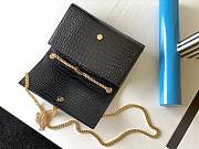 YSL Kate Crocodile Black 354119 Size 24 x 14.5 x 5.5 cm - 4