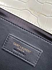 YSL Kate Crocodile White 354119 Size 24 x 14.5 x 5.5 cm - 2