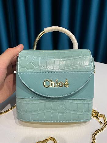 Chloe Aby Lock Handbag 6035 Size 16.5 x 7 x 15 cm