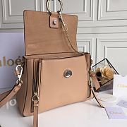 Chloe Faye Leather Shoulder Bag Beige 1322 - 4