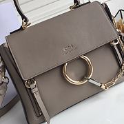 Chloe Faye Leather Shoulder Bag 1322 - 4