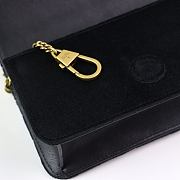 Gucci Marmont Mini Chain Bag Black 488426 Size 18 x 10 x 5 cm - 5