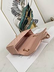 Chanel Flap Bag CC LOGO Pink 9913 Size 23 x 14 x 7 cm - 4