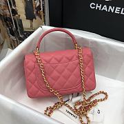 Chanel Handle Bag Pink Size 20 x 14 x 7 cm - 2