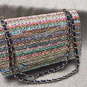 Chanel Woven Straw Chain Bag CF01112 Size 26 x 16 x 7 cm - 5