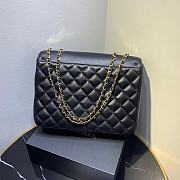 Chanel Flap Bag Big Logo Sheepskin Size 34 x 25 x 10 cm - 3