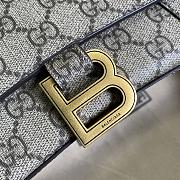 Balenciaga x Gucci GG Canvas Shoulder Bag 658575 Size 23 cm - 4
