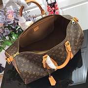 LV Original Monogram Canvas Keepall Bandouliere 50 Apricot M44645 Size 50 x 29 x 22 cm - 2