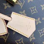 LV Original Monogram Flower Zipped Tote BB Beige M44359 Size 29 x 24 x 14 cm - 4