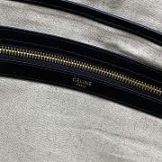 Celine Tote Bag Embroidered Black 60117 Size 43 x 31 x 15 cm - 2