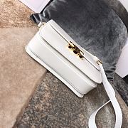 Celine Triumph Bag White 187363 Size 22 x 16.5 x 7 cm - 3