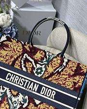 Dior Book Tote Blue Maple Leaf M1286 Size 41.5 x 32 cm - 2