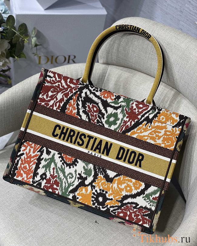 Dior Book Tote Paisley Pattern M1286 Size 36.5 x 28 cm - 1