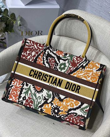 Dior Book Tote Paisley Pattern M1286 Size 36.5 x 28 cm